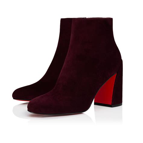 Jane Booty - 85 mm Low boots - Veau velours - Amara - Women - Christian