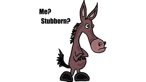 Funny Stubborn Mule Cartoon T Shirt By SmileToday Design By Humans