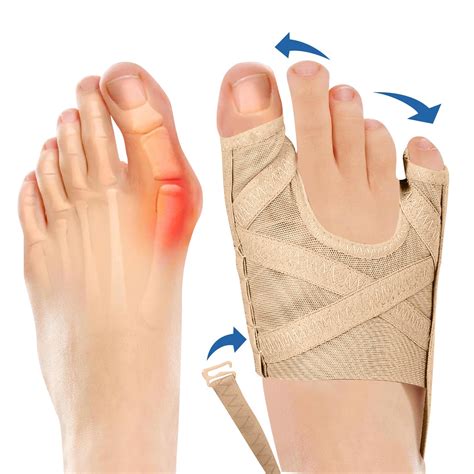 Plantarelief Hallux Valgus Corrector - Toe Correction Socks & Bandage