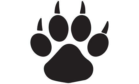 dog paw icon png, illustration of an dog paw icon in dark color and ...