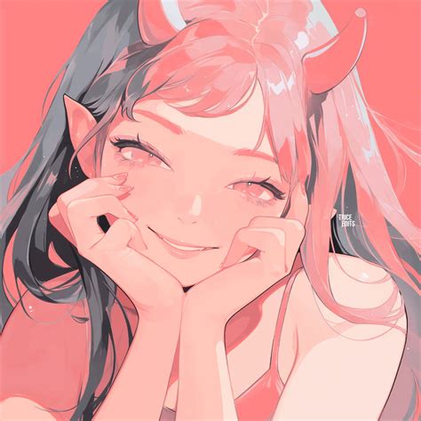 Demon Girls Icons | Desenho de casal, Rabiscos aleatórios, Ilustrações