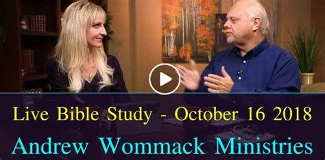 Andrew Wommack Ministries (October 16 2018) Live Bible Study