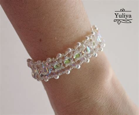 Simple bead pattern Easy beading tutorial Fast beaded | Etsy