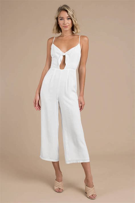 White Jumpsuit | DressedUpGirl.com