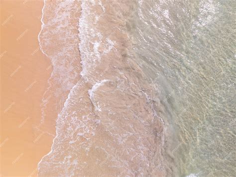 premium photo top view sand texture beach background