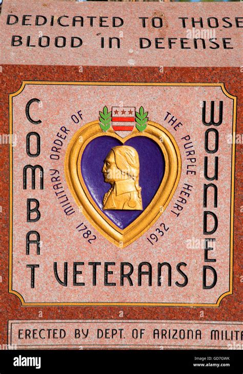 Purple Heart Memorial, Wesley Bolin Memorial Plaza, Phoenix, Arizona ...