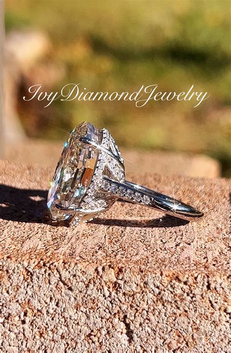 large oval cut diamond ring 12