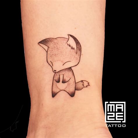 Тату на тему Лиса | Каталог Maze Tattoo