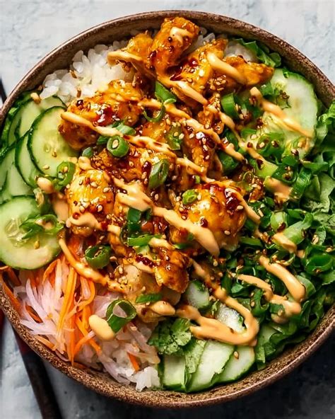 bang bang chicken bowl