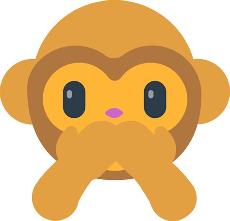 "speak-no-evil monkey" Emoji - Download for free – Iconduck