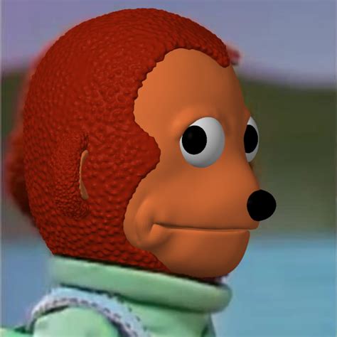 stl file awkward monkey head meme  print design  downloadcults