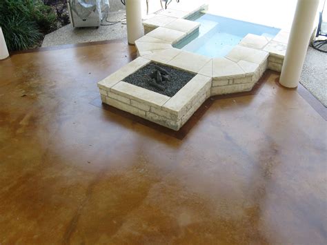 Stained concrete patios | Dallas Fort Worth | Concrete stain patio