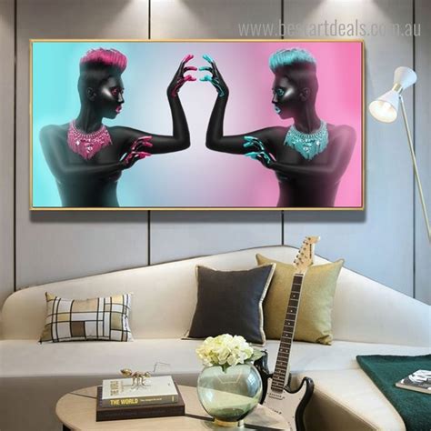 Buy Tribal Lady Canvas Print Wall Art Decor.