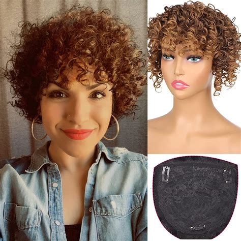 Amazon.com : KRSI Curly Synthetic Hair Topper Hair Pieces for Women