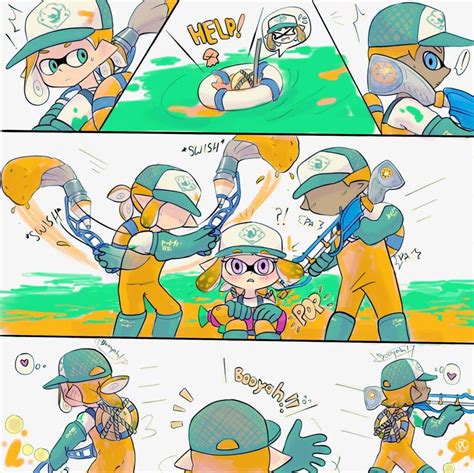 credit to patriciaaa on splatoon amino #splatoon | Splatoon comics