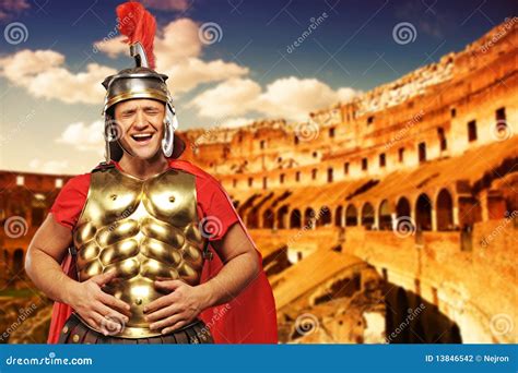 Roman legionary soldier stock photo. Image of male, handsome - 13846542