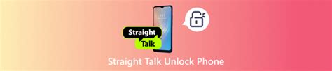 how to unlock straight talk phone