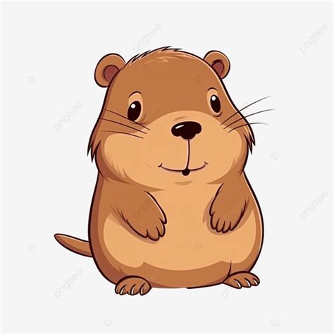 Capivara Desenho Fofo Png - Desenho Animado Fofo De Capivara Gerado Por Ia PNG , Bonitinho, Animal ...