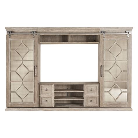 Liberty Furniture Industries Mirrored Reflections Entertainment Center
