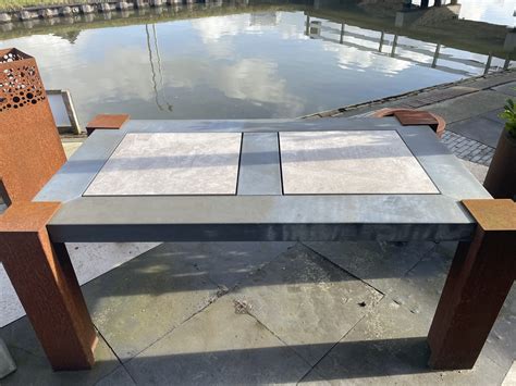 tuintafel corten xcm tegelcentrum berkeltuin
