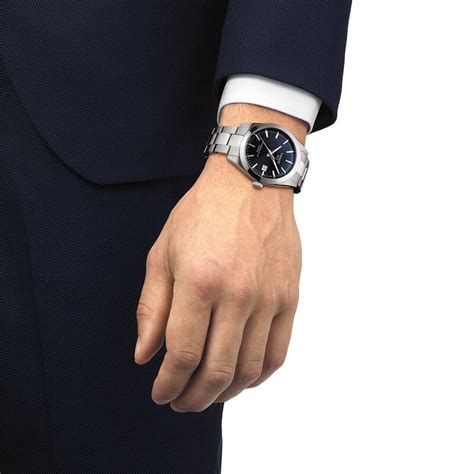 Tissot Gentleman Powermatic 80 Silicium Blue Dial Watch, 40mm T1274071104100 Blue