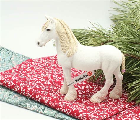 Ширская кобыла (шайр), фигурка Schleich (Германия), фото обзор