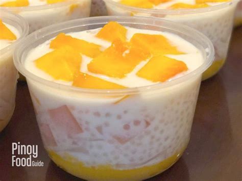 Easy Mango Sago't Gulaman Recipe | Pinoy Food Guide