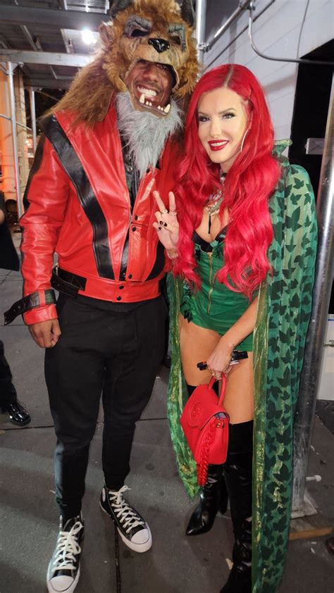 JUSTINA VALENTINE and Nick Cannon Arrives at Sapphire for Halloween in