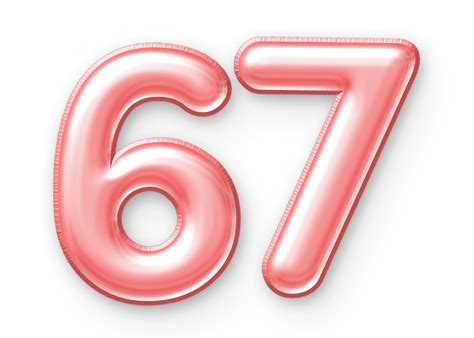 number balloon pink  png