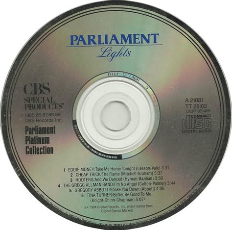 Parliament Lights / Parliament Platinum Collection (1989, CD) | Discogs