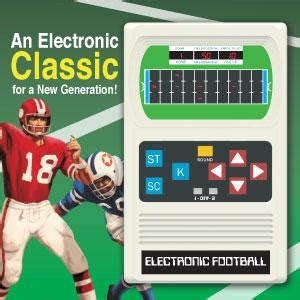 Electronic Football Handheld Game 2016 Mattel With Improved Sound Effects NEW ! | eBay