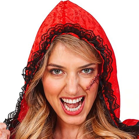 Fantasia Chapeuzinho Vermelho Halloween - Fantasia Halloween Feminina Adulta Chapeuzinho Vermelho Zumbi