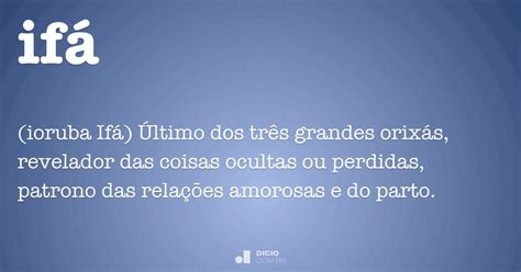 O Que Significa Ifá