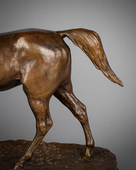 French Bronze Sculpture of a Stallion, PJ Mene (1810-1871) For Sale at ...