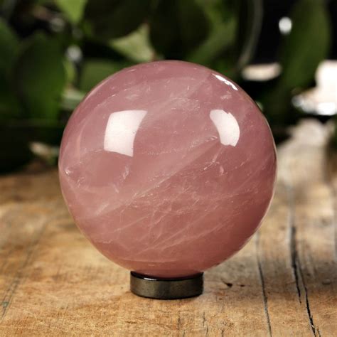 Rose Quartz 61 mm Gemstone Crystal SPHERE | Crystal sphere, Sphere ...
