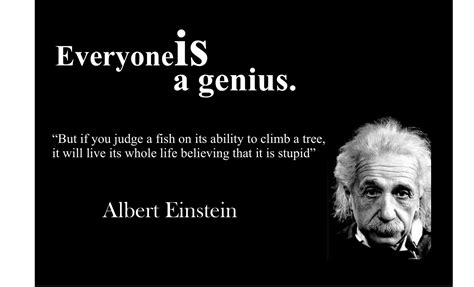 12 x 18 Poster Famous Quote Albert Einstein quote everyone Is | Etsy