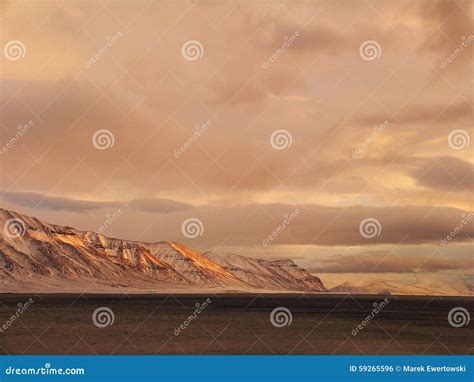 sunset   arctic stock photo image  environment