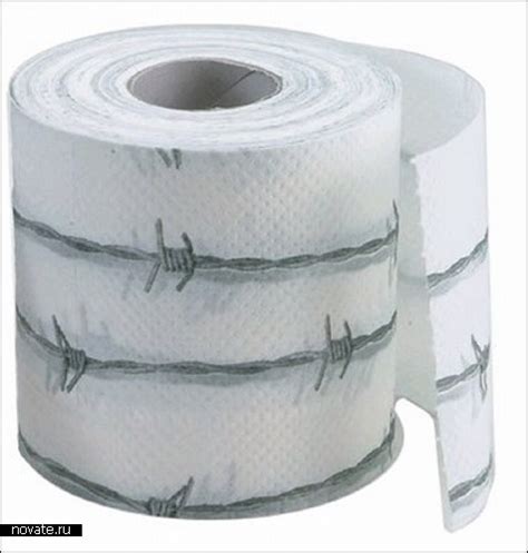 Оригинально оформленная туалетная бумага