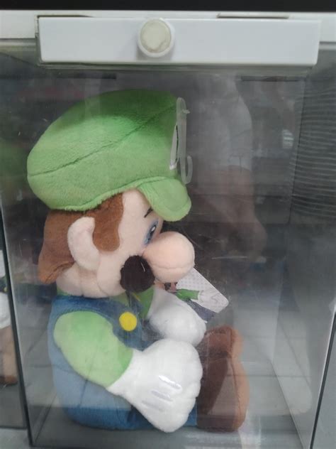 I found a sad Luigi at the store. : r/Mario