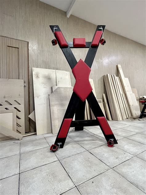 bdsm wooden padded st andrews cross dungeon furniture bondage etsy