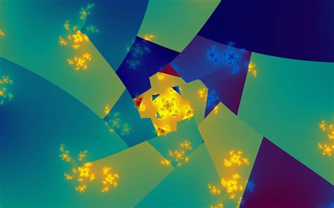 Фрактальная реальность обои. Основной цвет обоев: Мокрый тропический лес
