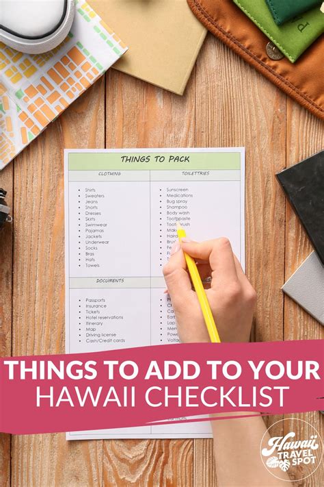 Anonib Hawaii: The Ultimate Traveler's Checklist. - v1dzapb