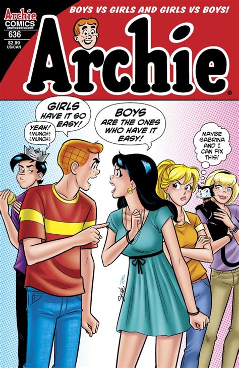 female archie male betty  veronica  hit stands  august comics