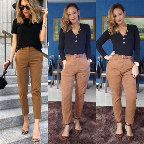 Look Com Calça Caramelo - Look inspiração calça caramelo | Looks sociais, Calça caramelo, Looks