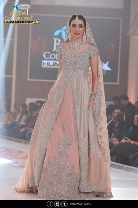 nilofer shahid bridal event wear  telenor fashion week pakistani