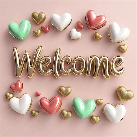 festive   text  hearts  pine needles premium ai