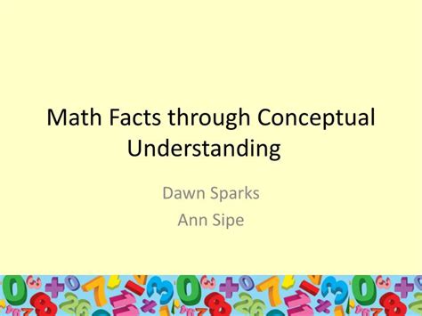 PPT - Math Facts through Conceptual Understanding PowerPoint ...