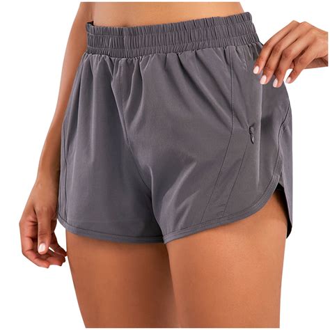 wcmzj high waisted athletic running shorts  women dolphin shorts