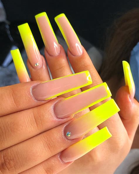 yellow nail ideas 6