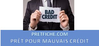 pret pour mauvais credit